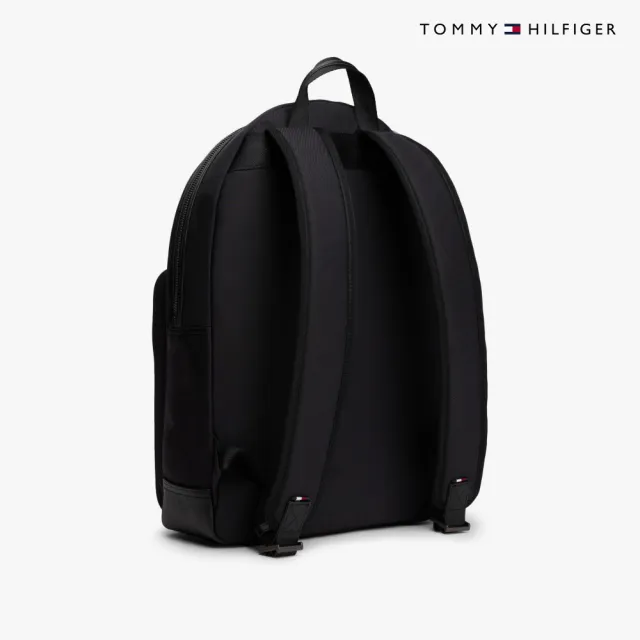 【TOMMY HILFIGER】官方旗艦館休閒背包_黑色