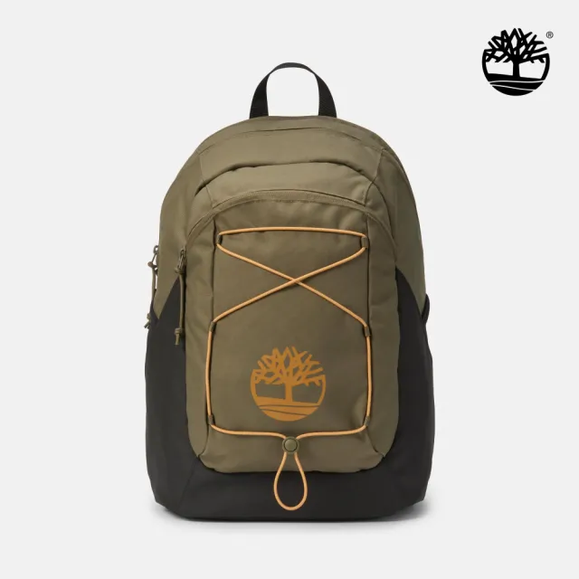 【Timberland】中性軍綠色28公升戶外後背包(A6G9TA58)