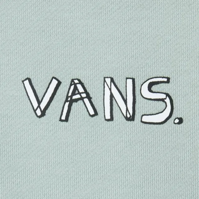 【VANS】官方旗艦 Artist Collection - Riroo 灰綠色大學T