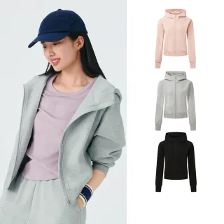 【PONY】韓風短版休閒連帽外套 微寬鬆落肩版型 立體剪裁設計 女