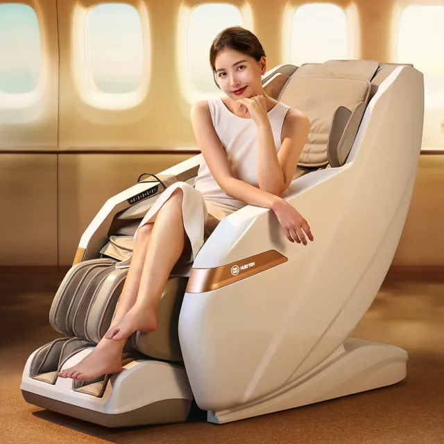 【輝葉】頭等艙手感包覆追夢椅 按摩椅(AI身形偵測/腳底按摩 HY-5018)