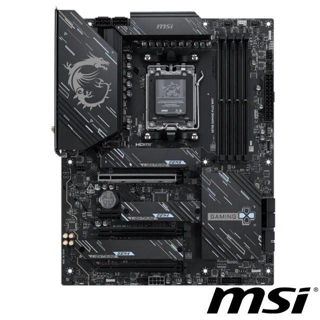 【MSI 微星】X870E GAMING PLUS WIFI AMD主機板