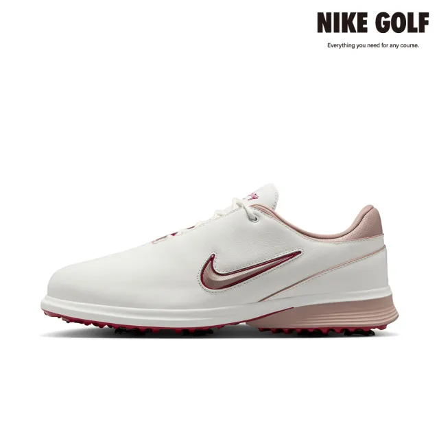 【NIKE GOLF】Nike Victory Tour 4  Nike高爾夫球鞋 寬-HM6542-102(白色/玫瑰金色)