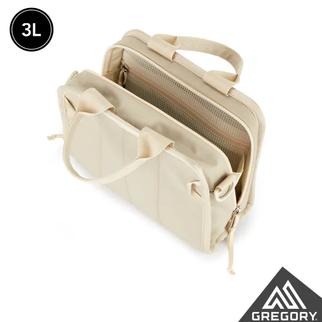 【Gregory】3L PETIT SAC 斜背包 沙米黃 花園油彩(手提 肩背 兩用包 小包 小物包)
