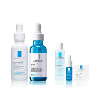 【理膚寶水】修復抗老雙星組★B5瞬效全面修復精華 30ml+極效B5彈潤超修復精華30ml_C(B5繃帶精華/B5小藍瓶)