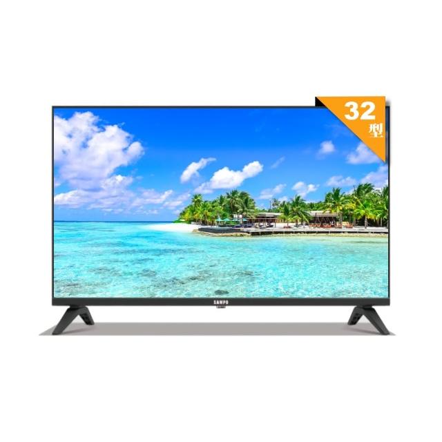 SAMPO聲寶 EM-32FD630 32吋 HD 電視，提供清晰畫質與60Hz流暢更新率，適閤家庭娛樂使用。無特定適用限制，享3年完整保固，優異價效比的選擇，讓您輕鬆享受高品質視聽體驗。