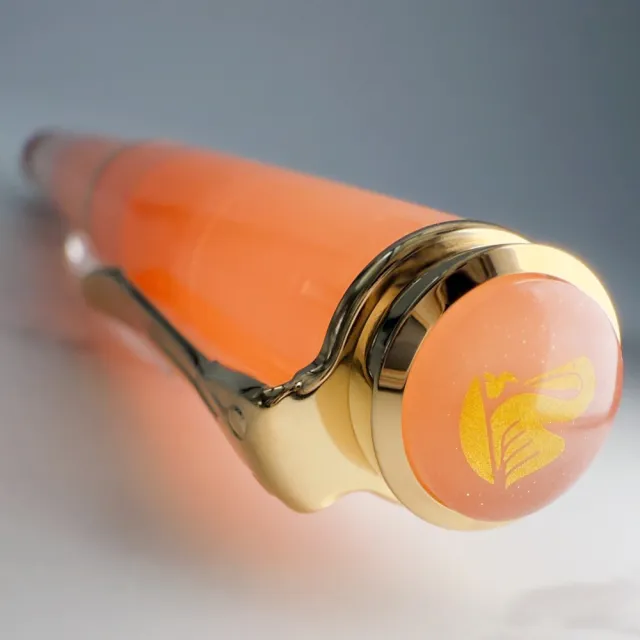 【Pelikan】百利金CLASSIC M200 Apricot Agate 杏桃瑪瑙 鋼筆＋墨水禮盒組(m200贈原廠手提袋)
