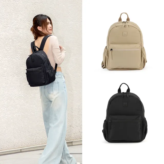 【iBrand】雙11 輕柔SOFT實用百搭後背包 輕量防潑水尼龍(多色任選)