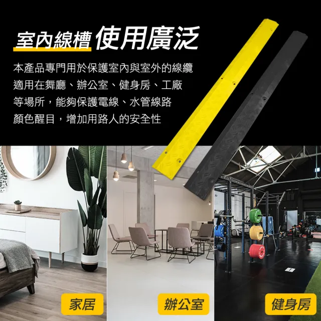 【工具達人】PVC線板 蓋線板 過線板 室內壓線槽 防壓線板 電線保護板 室內線槽 電線防踩(190-CDY2515)