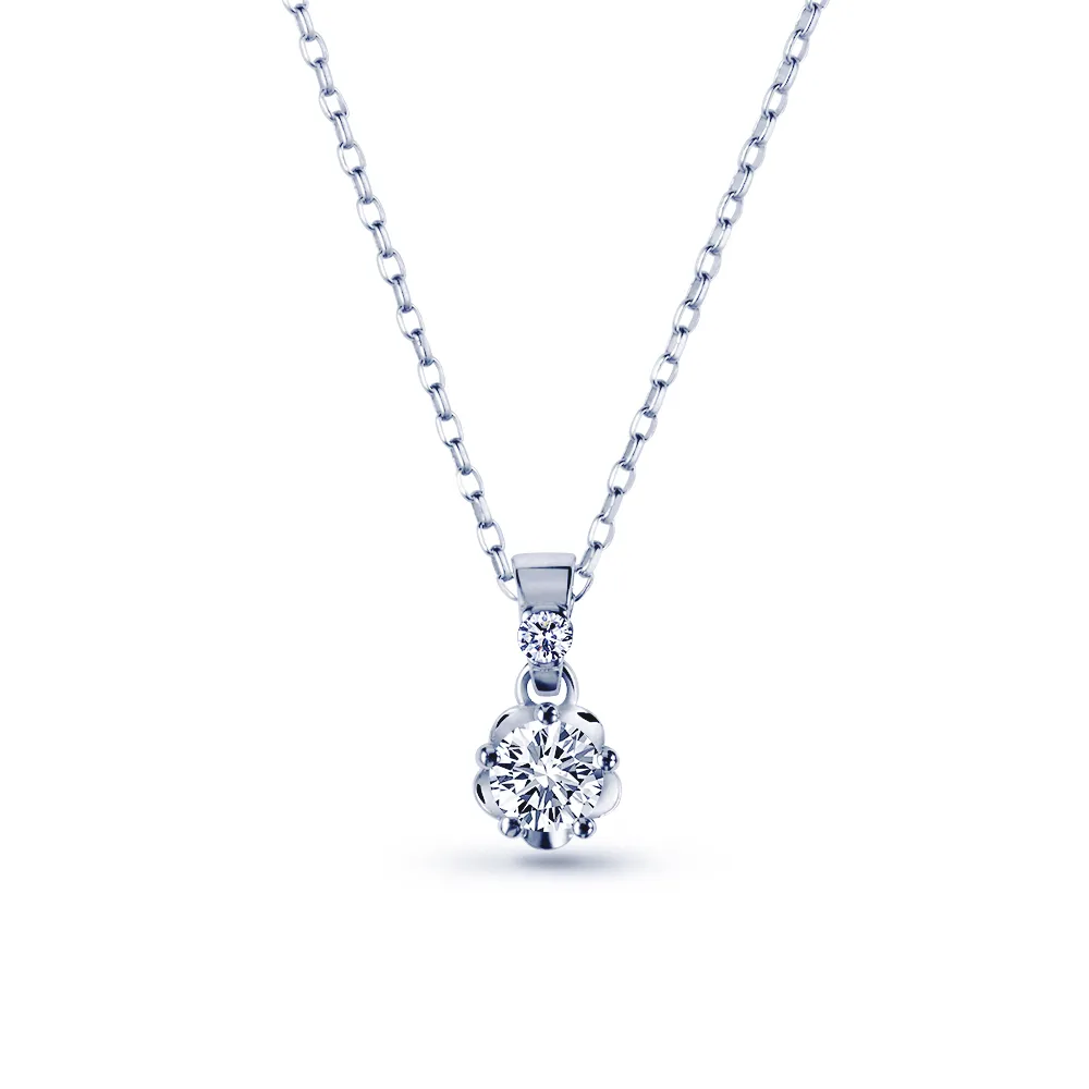 Alesai 艾尼希亞】50分DVVS1 鑽石項鍊培育鑽石(3EX 車工) - momo購物網- 好評推薦-2026年1月