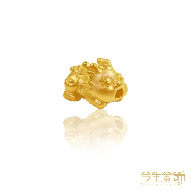 【今生金飾】錦球迷你Q貔貅(黃金串珠手繩 網路限定)