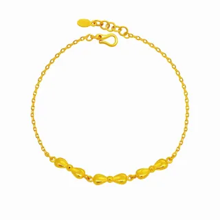 【今生金飾】蝶心摯福手鍊(黃金手鍊)