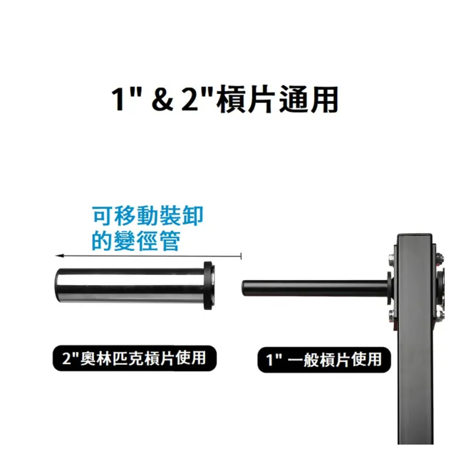 【Fitek】兩用槓片架／多用途槓鈴架(奧林匹克槓片架合1英吋小孔槓片架 可放奧林匹克桿)