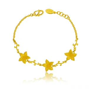 【今生金飾】戀戀聖誕手鍊(黃金手鍊)