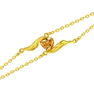 【今生金飾】心翼手鍊(黃金手鍊)