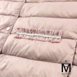 【MYVEGA 麥雪爾】MA珍珠領/小香風領輕保暖白鴨絨V領圓領兩穿羽絨背心-二款任選(羽絨/背心/輕量背心/外套)