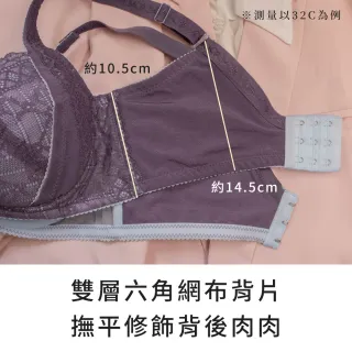 【玉如阿姨】紫戀果漾內衣※S213亮藍(B.C.D罩 渾圓 飽滿 拉提 聚攏 台灣製)