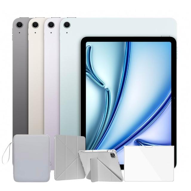 【Apple】A+級福利品 iPad Air M2 2024(13吋/128GB/WIFI)(贈專屬手提收納包+抗刮螢幕保貼)