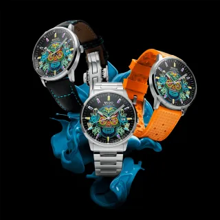 【MIDO 美度】香榭系列 限量 墨西哥亡靈節 透視機械腕錶 情人節 新年 禮物(M0214071141104)