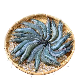 【鮮綠生活】嚴選野放活凍白蝦 共4盒(600g±10%/盒 約27尾±3尾/盒)