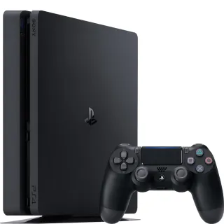 【SONY 索尼】PS4 Slim 1TB主機+手把果凍套(家庭遊戲及藍光影音串流播放機)
