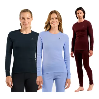 【ODLO】男 女 ECO 銀離子 保暖型 長袖上衣 長褲 多款多色(吸濕排汗 抑菌抗臭 底層衣 打底褲 滑雪 雪衣)