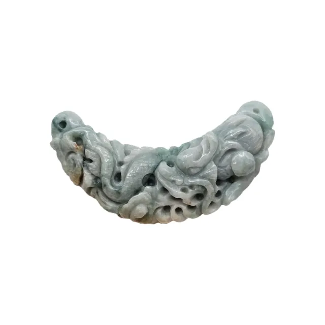 【藏古祥館】翡翠鳳龍牌 SNA13(宗教開運 翡翠 項鍊)