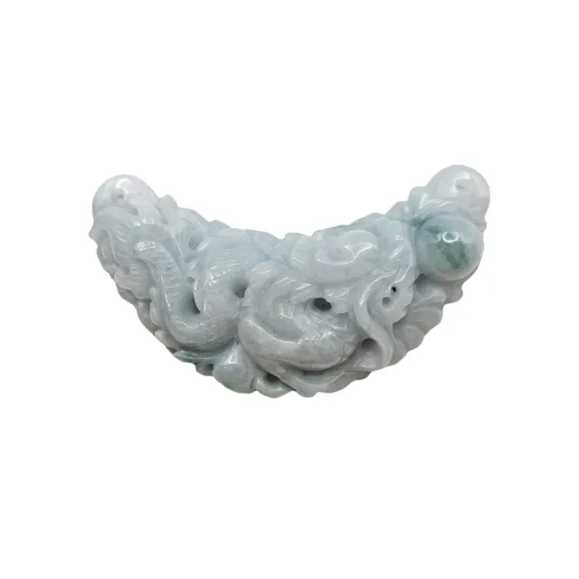 【藏古祥館】翡翠鳳龍牌 SNA14(宗教開運 翡翠 項鍊)