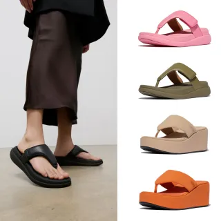 【FitFlop】F-MODE GO 可調式厚底/LULU閃亮編織夾腳涼鞋-女(8款)