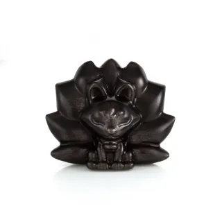 【Woogie武吉珠寶】銀沙黑曜石九尾狐小擺件(500)