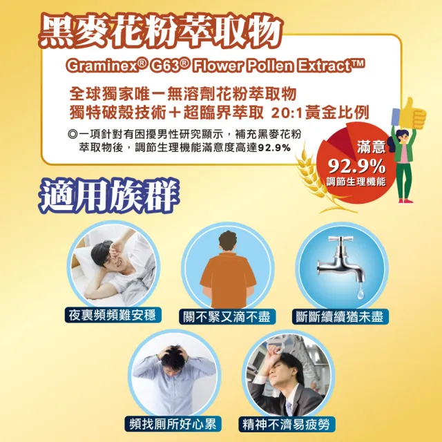 【順天本草】金攝寶膠囊 60顆/盒(南瓜籽 黑麥花 蛹蟲草子實體)
