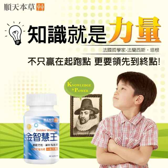 【順天本草】金智慧王膠囊 思緒靈活(60顆/盒)