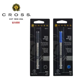 【CROSS】纖細鋼珠筆芯 黑色/藍色(8910-1/8910-2)