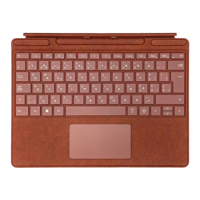 【Microsoft 微軟】A級福利品 Surface Pro 8/9/X/11 原廠實體鍵盤保護蓋 特製版(歐洲規格/有筆槽無筆)