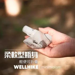 【WELLHIKE 玩客】戶外露營 軟式運動水瓶 三入組 500ml(軟式水瓶 運動水瓶 水壺 硅膠軟水瓶 運動水壺)