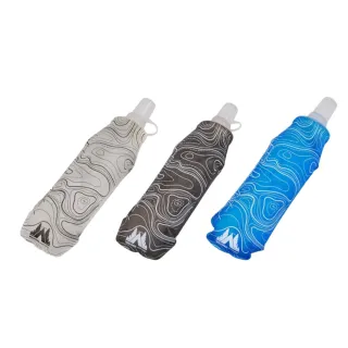 【WELLHIKE 玩客】戶外露營 軟式運動水瓶 三入組 500ml(軟式水瓶 運動水瓶 水壺 硅膠軟水瓶 運動水壺)