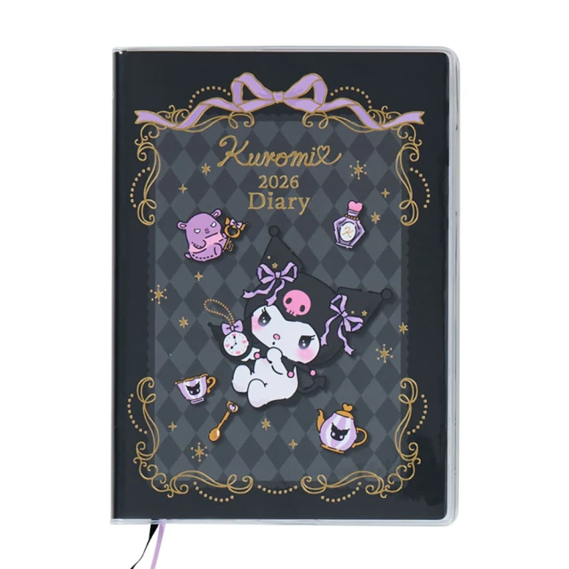 【SANRIO 三麗鷗】2026 B6 方格週記事手帳 年曆 行事曆 日誌 酷洛米