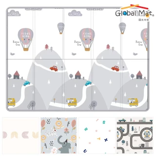 【Global mat】新款國民地墊XPE 2CM加厚雙面摺疊地墊-200X180(多款任選)