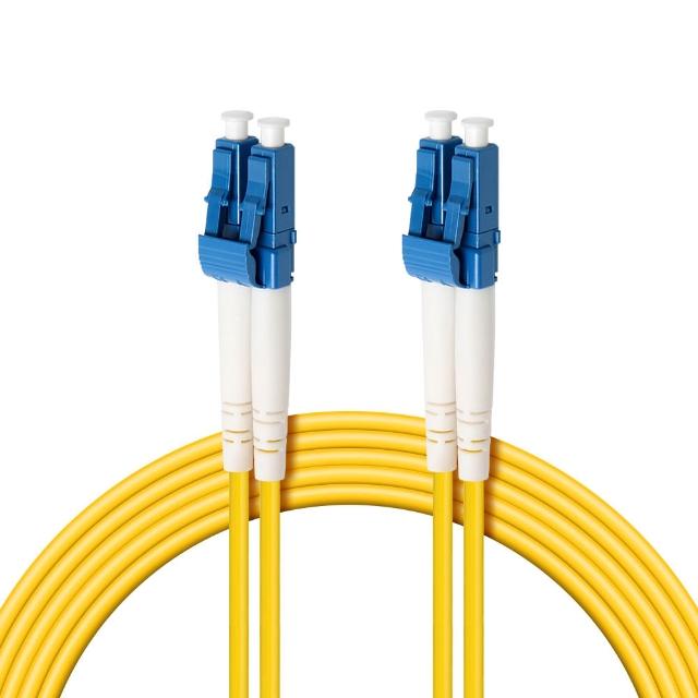 【台灣霓虹】電信級LC-LC單模雙芯全雙工光纖跳線3米