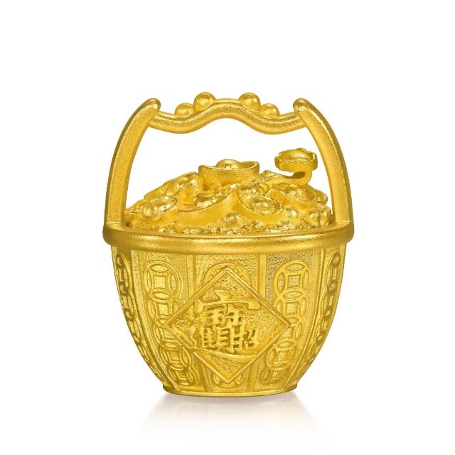 【點睛品】聚寶金桶 黃金擺件