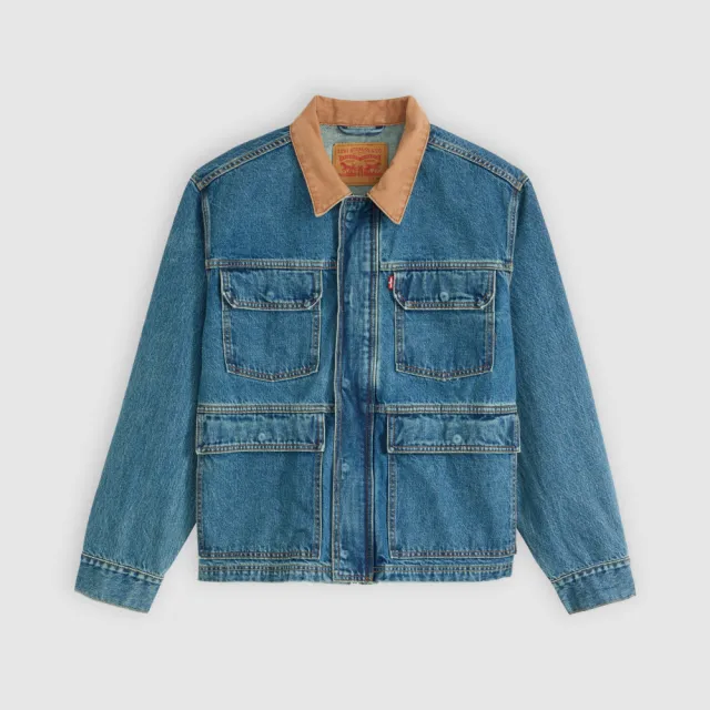 【LEVIS】工裝牛仔外套 / 經典4蓋袋 / 復古風格 男生上衣 熱賣單品 002WW-0000