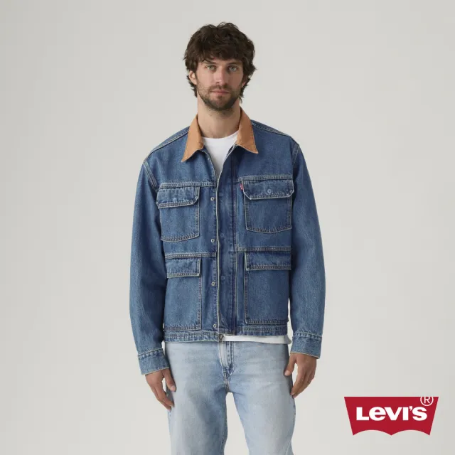 【LEVIS】工裝牛仔外套 / 經典4蓋袋 / 復古風格 男生上衣 熱賣單品 002WW-0000