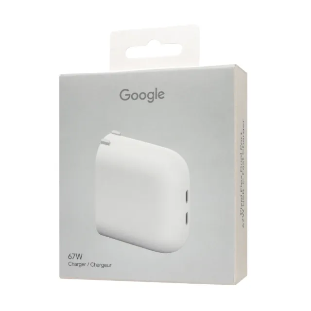 【Google】原廠 Pixel Flex 67W USB-C 雙埠快速充電器 - 白(台灣公司貨)