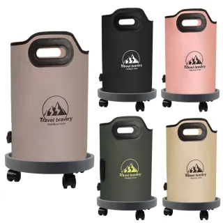 【keep power】豪華套組｜摺疊泡腳桶+萬向盤+足浴包(高桶泡腳桶/足浴袋/泡腳桶/折疊泡腳桶)