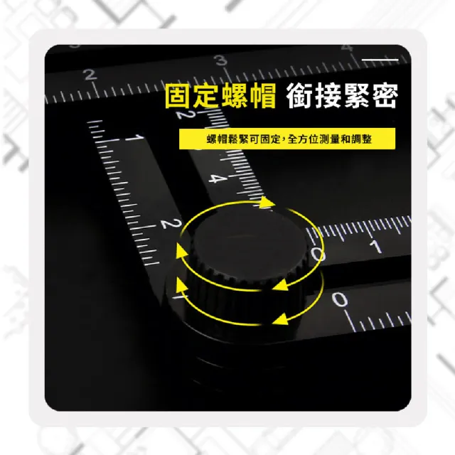 【精準科技】多功能折疊尺 活動四折尺 量角器 多角度尺 繪圖尺 刻度尺 塑膠尺 四邊活動尺(550-FFRB)