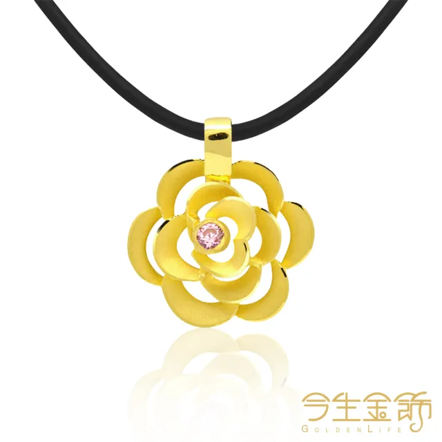 【今生金飾】喜悅風華墜(黃金墜飾)