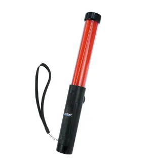 【精準科技】充電式哨音指揮棒 交管棒 警示燈  LED交通棒 指示燈 紅光款(MET-TLA32RH+ 工仔人)