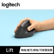 【Logitech 羅技】Lift人體工學垂直滑鼠+Wave Keys人體工學鍵盤+桌墊