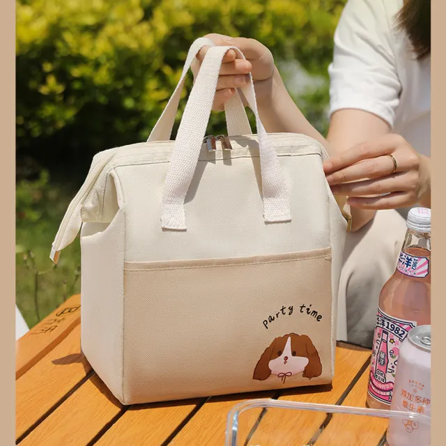 【MoodRiver】方口款 便當袋 保溫袋 餐袋 加厚 保冰 手提袋 防潑水 牛津布 保冷袋 鋁箔 便當包 上班 學生