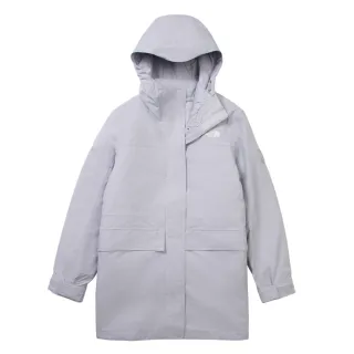 【The North Face 官方旗艦】北面女款紫色DRYVENT防水三合一外套｜8ED6BOB